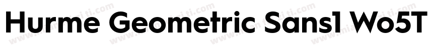 Hurme Geometric Sans1 Wo5Thobl字体转换